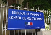 France | Prud’hommes : une procédure de saisine simplifiée dès le 1er octobre VICHY, FRANCE - JUNE 11, 2026: Sign of Tribunal de Proximite and Conseil de Prud'hommes