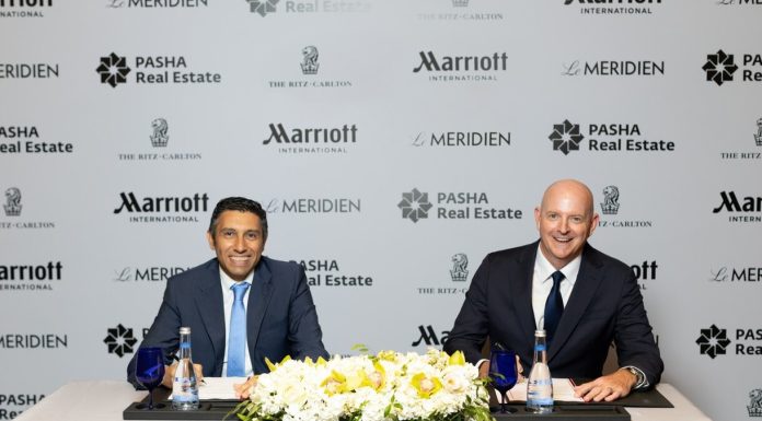 Signing Ceremony between PASHA Real Estate and Marriott International @ credit Marriott