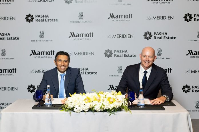 Signing Ceremony between PASHA Real Estate and Marriott International @ credit Marriott