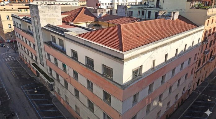 Aerial photograph of the future Kimpton hotel in Rome