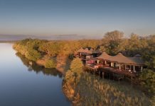 Zambie | Anantara Tented Camp Kafue River adosse son offre safari au réensauvagement* d’African Parks Anantara Tented Camp Kafue River_Pool VIlla Evening-0261d5-original-1789357299