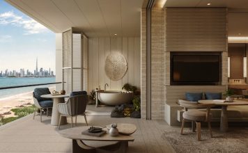 Dubaï | Capella Hotel Group annonce un hôtel de 115 clés à Dubai Peninsula pour 2030 Capella Dubai Guestroom (Render)