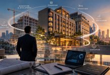 International | Cushman & Wakefield : pourquoi le cycle d’investissement hôtelier n’est plus linéaire Cycle d’investissement hôtelier stratégique @ génération de l'image par IA