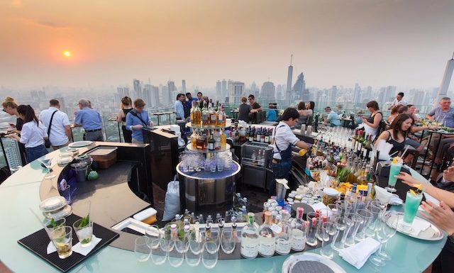 Illustration Rooftop Bangkok @ credit Depositphotos