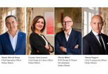 Paris, France | Oetker Hotels nomme Duarte Bon de Sousa COO et promeut Virginie Saint-Laurent, Simon Neggers et Olivier Bihel @ credits Oekter Hotels