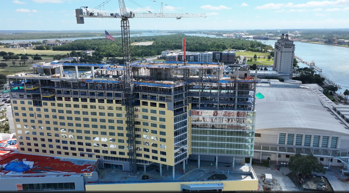 Signia Hilton Savannah Topping Out - Credit Savannah Convention Center
