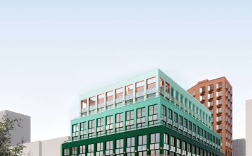 2029, Suède | AMF Fastigheter confie à Strawberry son futur hôtel-destination de Marievik à Stockholm The planned destination hotel in Marievik, with Strawberry as the operator.