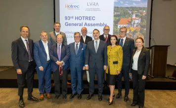 Vilnius, Lituanie 🇪🇺 | François Gauthier (GHR) élu au Comité exécutif de l’HOTREC, Alexandros Vassilikos réélu président hotrec-executive-committee