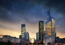 La Défense | Après le déclinisme post-Covid, l’heure de la recomposition économique ? Paris La Défense, coucher de soleil